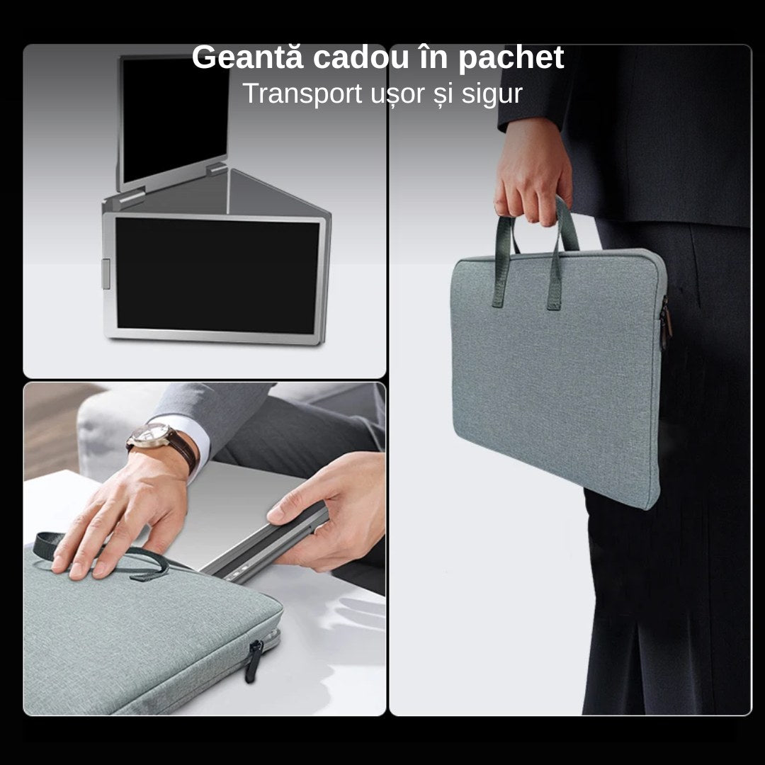 Extensie 3 ecrane laptop 3x16 inch, Full HD