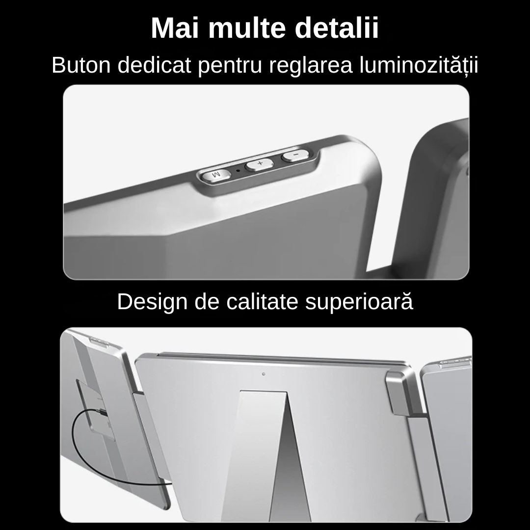 Extensie 2 ecrane laptop 2x16 inch, 2.5K