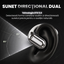 Căști open-ear cu traducere AI în 144 de limbi, display LED, Bej