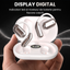 Căști open-ear cu traducere AI în 144 de limbi, display LED, Bej