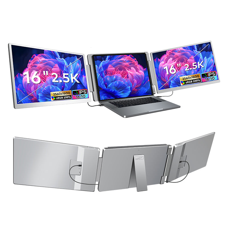 Extensie 2 ecrane laptop 2x16 inch, 2.5K