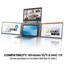 Extensie 3 ecrane laptop 3x18,5 inch, Full HD