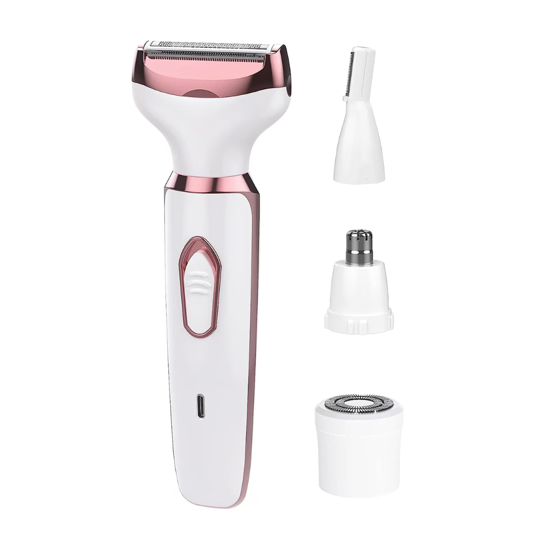 Aparat de ras electric Alb-Roz pentru femei 4 in 1