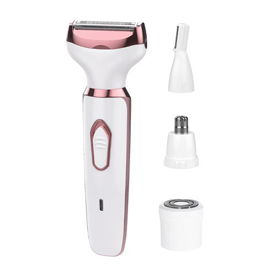 Aparat de ras electric Alb-Roz pentru femei 4 in 1