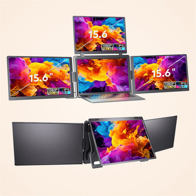 Extensie 3 ecrane laptop 3x15,6 inch, Full HD
