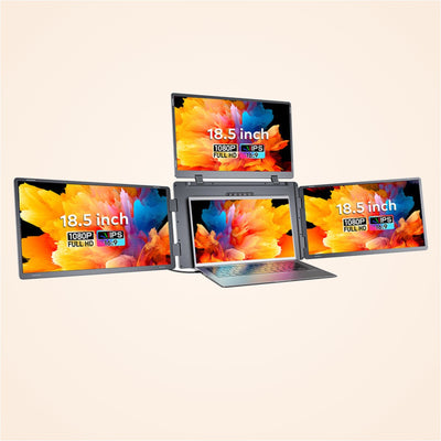 Extensie 3 ecrane laptop 3x18,5 inch, Full HD
