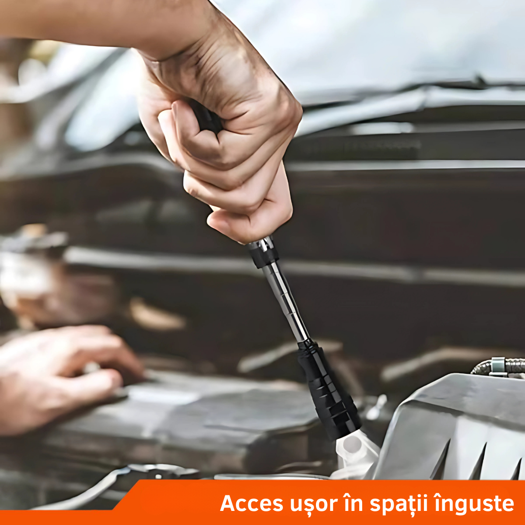 Lanterna telescopica LED multifunctionala